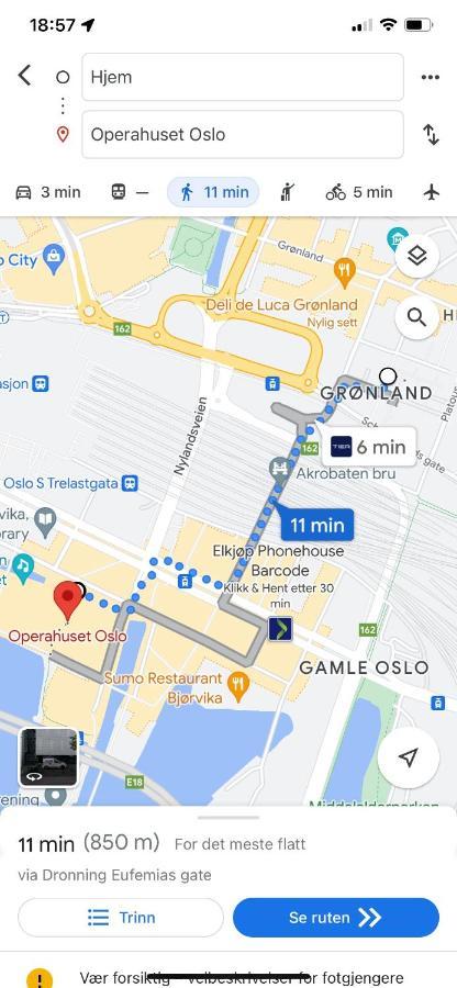 Top Floor City Center Flat With Free Parking Oslo Exteriör bild